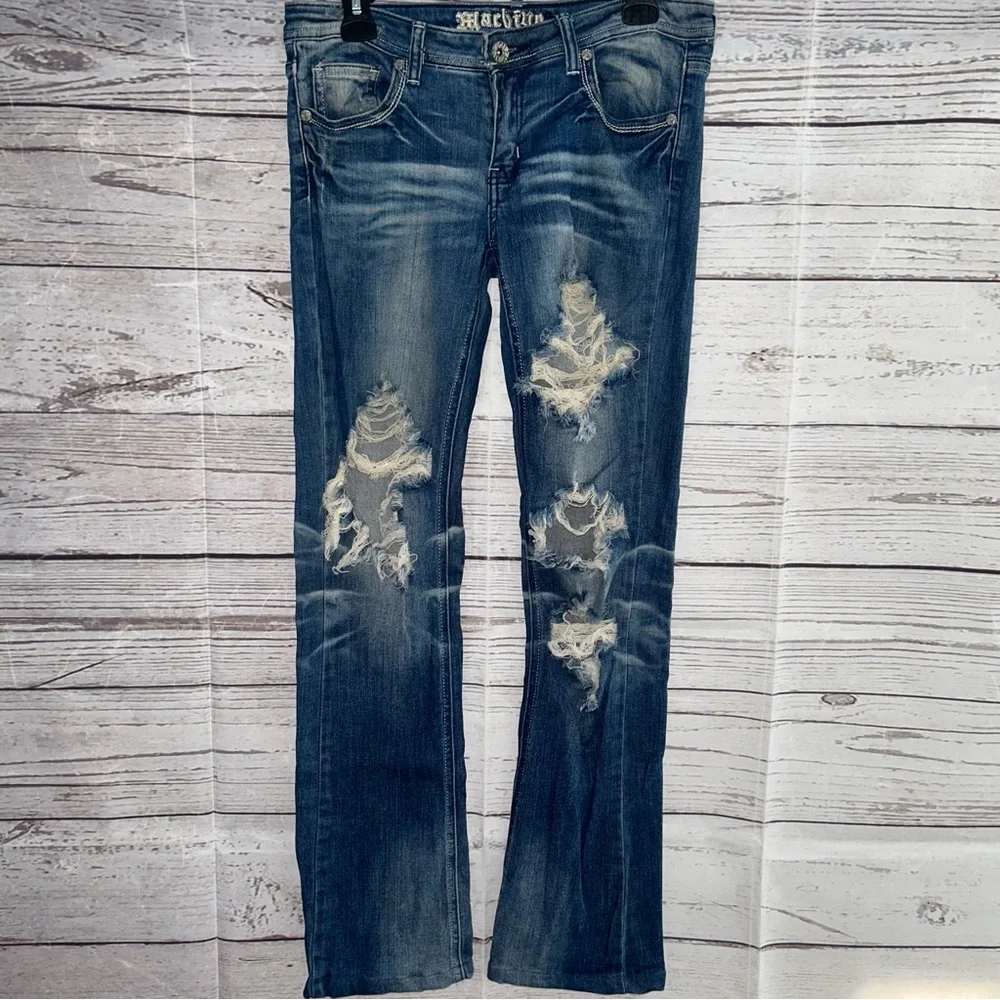 Machine Ripped Jeans - Picture 1 of 4